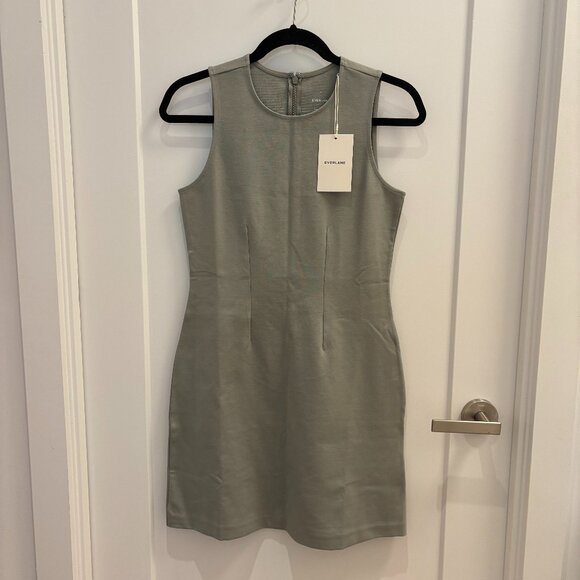 Dream Shift Dress in Sage Green - Picture 1 of 3